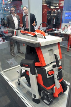 Einhell of Germany showed some of the best-designed power tools and accessories we have seen. 