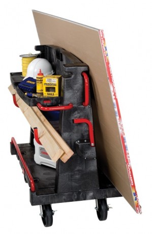 The Rubbermaid 4465 material handling cart carries everything you need. 