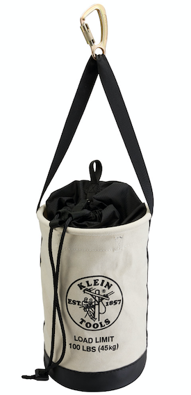 Klein Tools Canvas Buckets with Drawstrings Klein Tools Canvas Buckets with Drawstrings