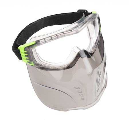 Brass Knuckle Vader Combo Splash Goggle/Face Shield Brass Knuckle Vader Combo Splash Goggle/Face Shield