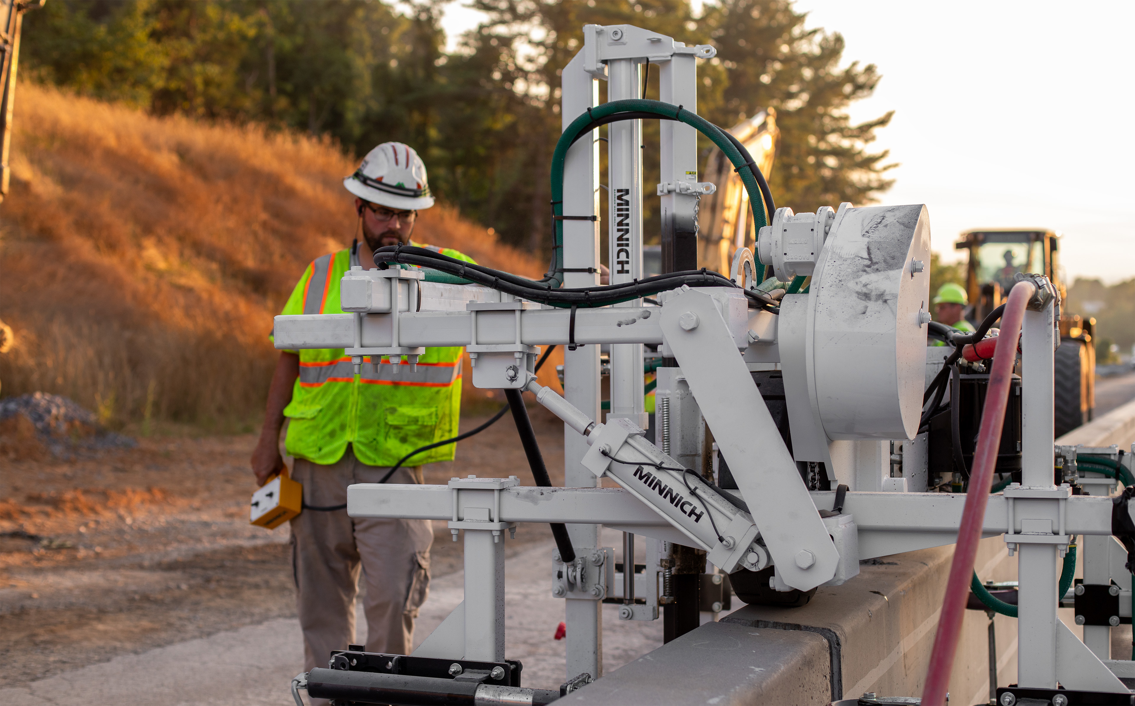 Ortechobarrier Rig Minnich Single Gang Barrier Wall Drill - Contractor Supply Magazine