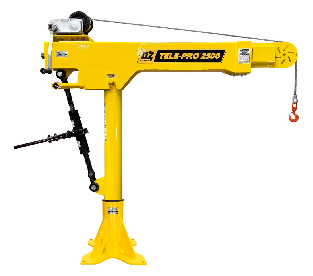 Oz Lifting Tele-Pro Davit Crane