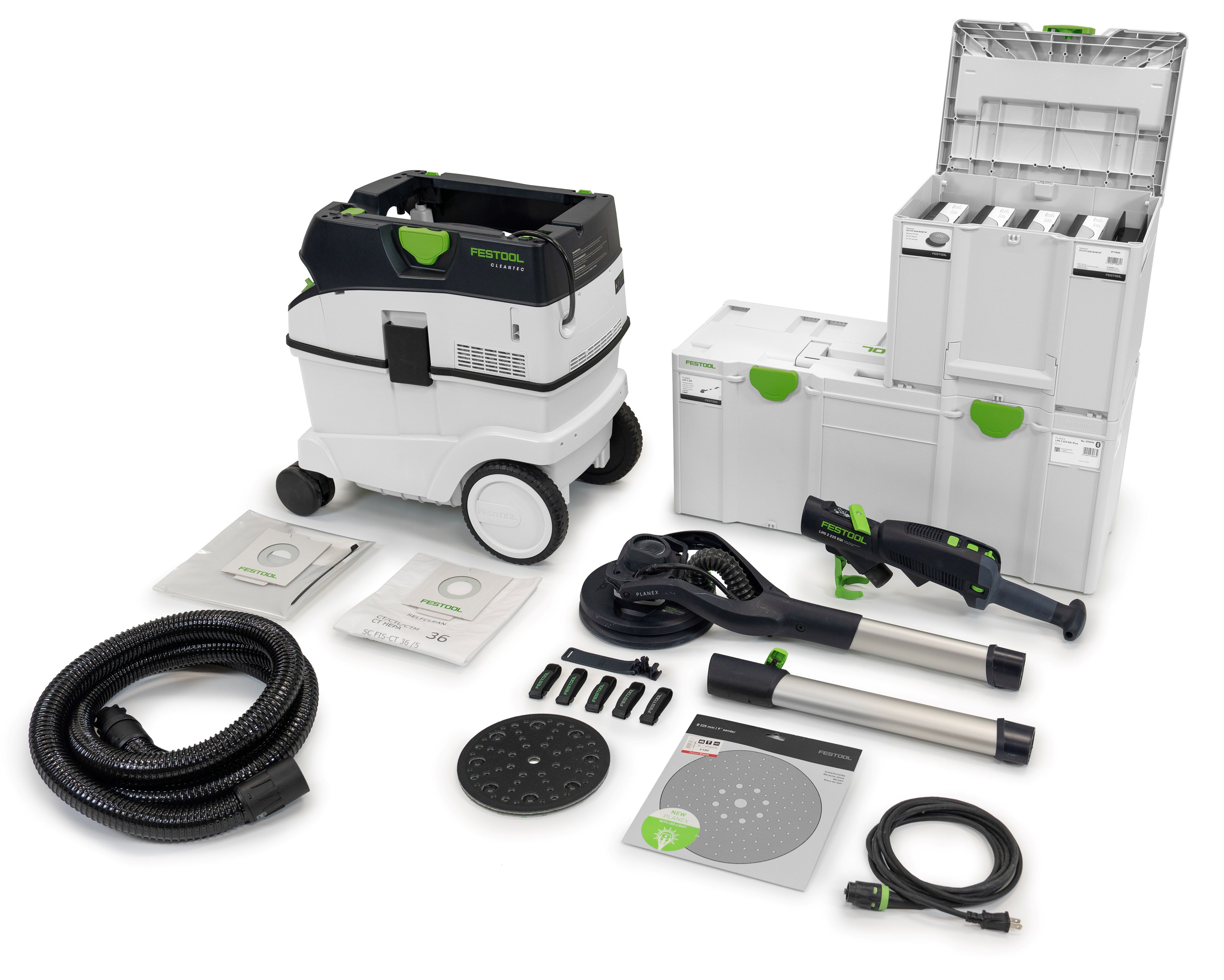 Festool Limited Edition PLANEX LHS Drywall Sander Sets 