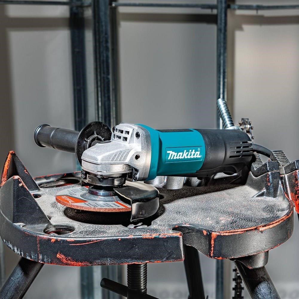 Makita 5-Inch Paddle Switch Angle Grinder with AC/DC Switch