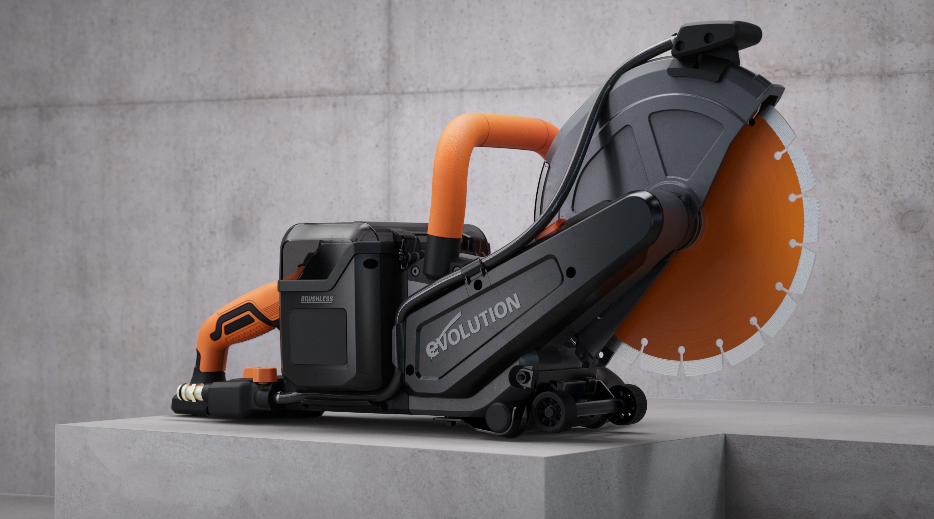 Evolution Power Tools Cordless R10DCT-Li 10-inch Concrete Saw