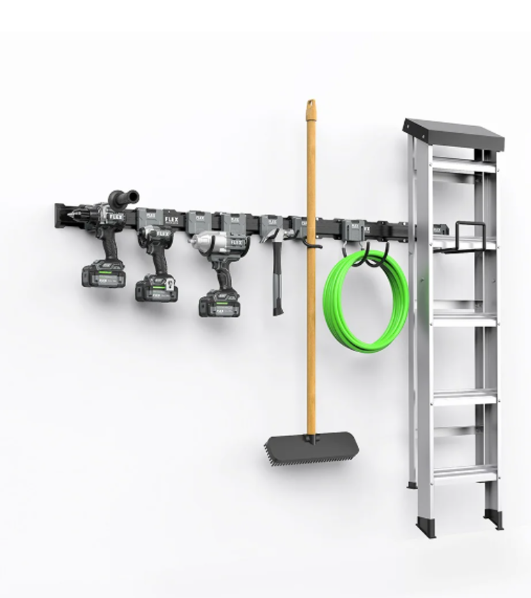 FLEX TRACK-LOCK Wall-Mount Storage System