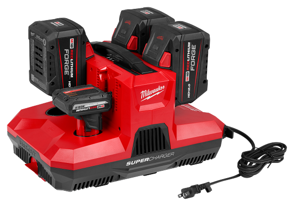 Milwaukee Tool M18/M12 Four Bay Simultaneous Super Charger