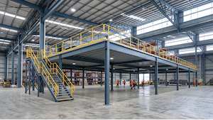 Cogan Wire staircases, platform ladders, rails, swing gates 