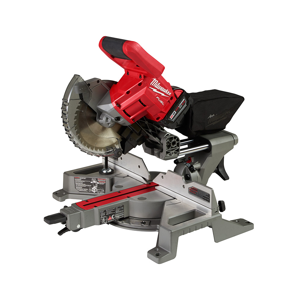 Milwaukee 2733-21 Cordless Dual Bevel Sliding Miter Saw - Contractor ...