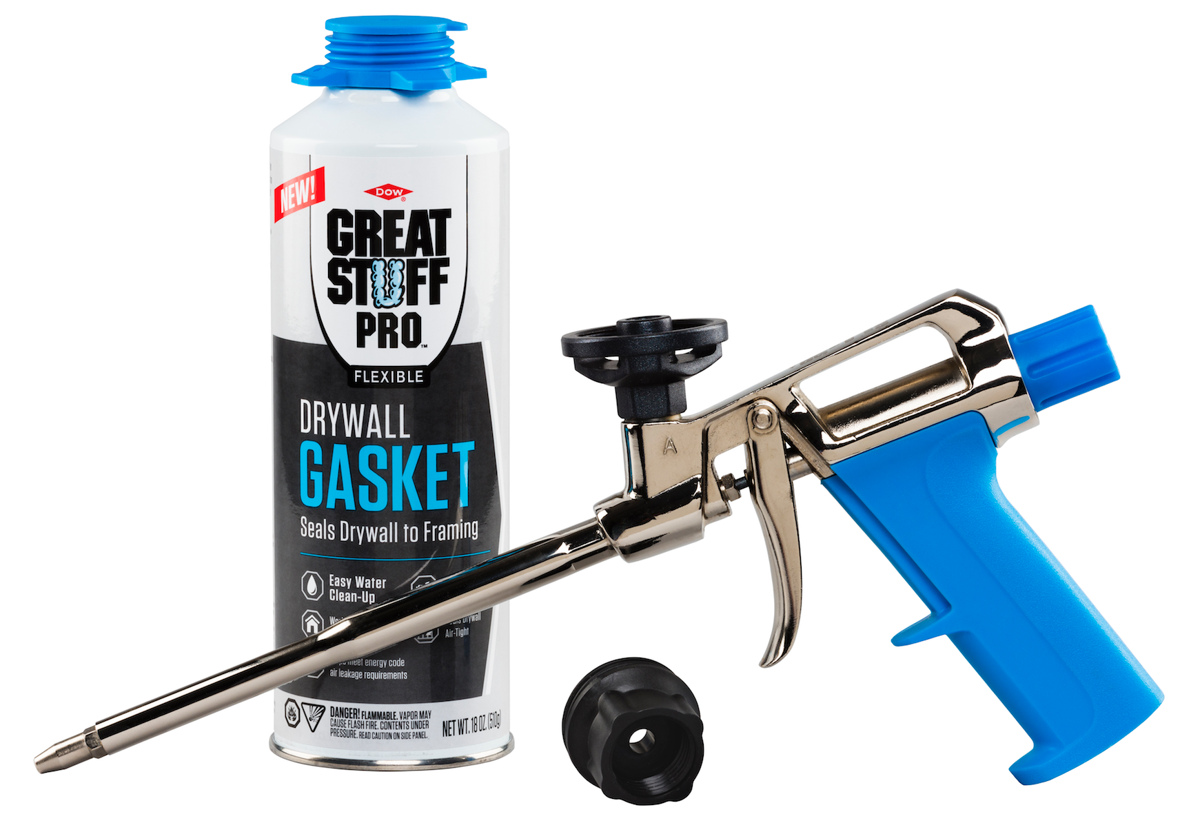 Great Stuff PRO Flexible Drywall Gasket Foam – 12 Cans (Full Case) – 12011680