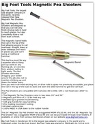 Big Foot Tools Magnetic Pea Shooters (Copy)