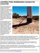LineWise Pole Stabilization System for Concrete