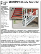 Wooster STAIRMASTER Safety Renovation Tread