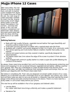 Mujjo iPhone 12 Cases
