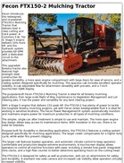 Fecon FTX150-2 Mulching Tractor