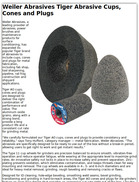 Weiler Abrasives Tiger Abrasive Cups, Cones and Plugs