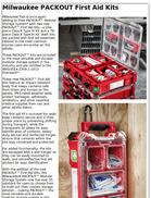 Milwaukee PACKOUT First Aid Kits