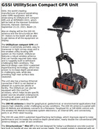GSSI UtilityScan Compact GPR Unit