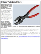 Knipex TwinGrip Pliers