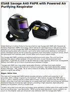 ESAB Savage A40 PAPR with Powered Air Purifying Respirator