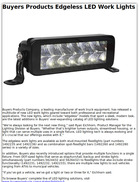 Buyers Products Edgeless LED Work Lights