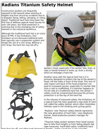 Radians Titanium Safety Helmet