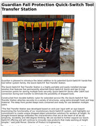 Guardian Fall Protection Quick-Switch Tool Transfer Station