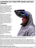 Cementex Arc Flash PPE Hoods and Face Shields