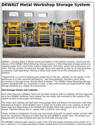 DEWALT Metal Workshop Storage System