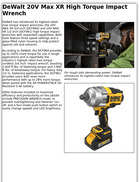 DeWalt 20V Max XR High Torque Impact Wrench