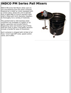 INDCO PM Series Pail Mixers