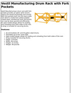 Vestil Manufacturing Drum Rack with Fork Pockets