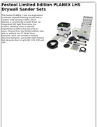 Festool Limited Edition PLANEX LHS Drywall Sander Sets