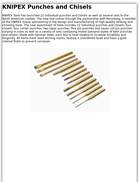 KNIPEX Punches and Chisels