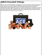 NIBCO PressACR Fittings