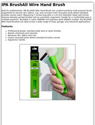 IPA BrushAll Wire Hand Brush