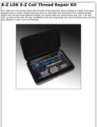 E-Z LOK E-Z Coil Thread Repair Kit