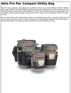 Veto Pro Pac Compact Utility Bag