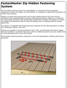 FastenMaster Zip Hidden Fastening System