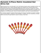 Dynamic 8-Piece Metric Insulated Nut Drive Set