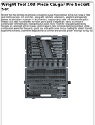Wright Tool 103-Piece Cougar Pro Socket Set