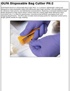 OLFA Disposable Bag Cutter PK-2