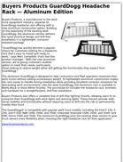 Products 10.10.26 Buyers Products GuardDogg Headache Rack, Aluminum Edition