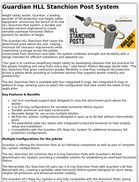 Products 10.20.26 Guardian HLL Stanchion Post System