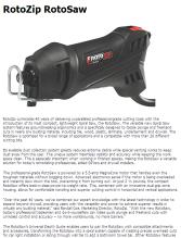 RotoZip RotoSaw - Contractor Supply Magazine