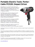 Porter-Cable PCE201 Impact Driver