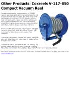 Coxreels V-117-850 Compact Vacuum Reel