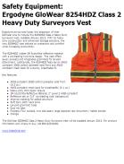 Ergodyne GloWear 8254HDZ Class 2 Heavy Duty Surveyors Vest