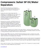 Sullair SP Oil/Water Separators