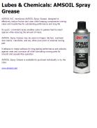 AMSOIL Spray Grease